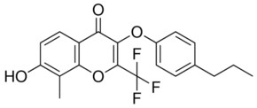 7-HYDROXY-8-METHYL-3-(4-PROPYL-PHENOXY)-2-TRIFLUOROMETHYL-CHROMEN-4-ONE AldrichCPR