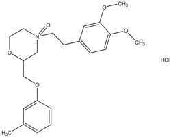 4-[2-(3,4-dimethoxyphenyl)ethyl]-2-[(3-methylphenoxy)methyl]morpholine 4-oxide hydrochloride AldrichCPR