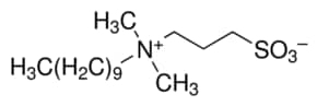 3-(Decyldimethylammonio)­propane­sulfonate inner salt zwitterionic detergent