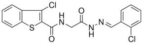 3-CHLORO-N-{2-[(2E)-2-(2-CHLOROBENZYLIDENE)HYDRAZINO]-2-OXOETHYL}-1-BENZOTHIOPHENE-2-CARBOXAMIDE AldrichCPR