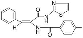 4-METHYL-N-(2-PHENYL-1-(THIAZOL-2-YLCARBAMOYL)-VINYL)-BENZAMIDE AldrichCPR