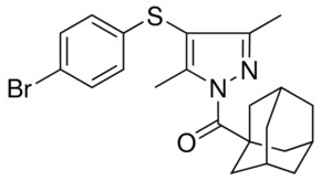 1-(1-ADAMANTYLCARBONYL)-4-((4-BROMOPHENYL)THIO)-3,5-DIMETHYL-1H-PYRAZOLE AldrichCPR