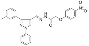 N'-{(E)-[3-(3-METHYLPHENYL)-1-PHENYL-1H-PYRAZOL-4-YL]METHYLIDENE}-2-(4-NITROPHENOXY)ACETOHYDRAZIDE AldrichCPR