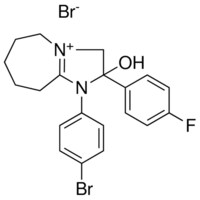1-(4-BROMOPHENYL)-2-(4-FLUOROPHENYL)-2-HYDROXY-1H,2H,3H,5H,6H,7H,8H,9H-IMIDAZO[1,2-A]AZEPIN-4-IUM BROMIDE AldrichCPR