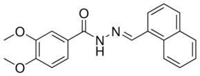 3,4-DIMETHOXY-N'-(1-NAPHTHYLMETHYLENE)BENZOHYDRAZIDE AldrichCPR