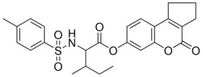 4-OXO-1,2,3,4-TETRAHYDROCYCLOPENTA[C]CHROMEN-7-YL 3-METHYL-2-{[(4-METHYLPHENYL)SULFONYL]AMINO}PENTANOATE AldrichCPR