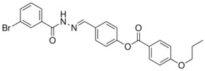 4-(2-(3-BROMOBENZOYL)CARBOHYDRAZONOYL)PHENYL 4-PROPOXYBENZOATE AldrichCPR