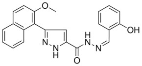 N'-[(Z)-(2-HYDROXYPHENYL)METHYLIDENE]-3-(2-METHOXY-1-NAPHTHYL)-1H-PYRAZOLE-5-CARBOHYDRAZIDE AldrichCPR