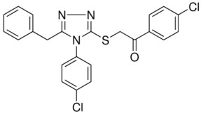 2-((5-BENZYL-4-(4-CL-PH)-4H-1,2,4-TRIAZOL-3-YL)THIO)-1-(4-CHLOROPHENYL)ETHANONE AldrichCPR