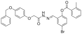 2-(2-((4-(BENZYLOXY)PHENOXY)AC)CARBOHYDRAZONOYL)-4-BROMOPHENYL 2-METHYLBENZOATE AldrichCPR