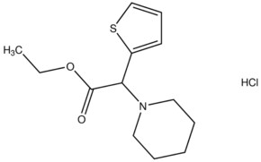 ethyl 1-piperidinyl(2-thienyl)acetate hydrochloride AldrichCPR