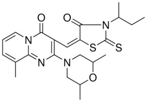 3-[(E)-(3-SEC-BUTYL-4-OXO-2-THIOXO-1,3-THIAZOLIDIN-5-YLIDENE)METHYL]-2-(2,6-DIMETHYL-4-MORPHOLINYL)-9-METHYL-4H-PYRIDO[1,2-A]PYRIMIDIN-4-ONE AldrichCPR