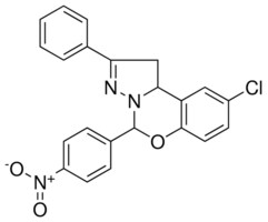 8-CL-4-(4-NITRO-PH)-2-PH-1,9B-DIHYDRO-5-OXA-3,3A-DIAZA-CYCLOPENTA(A)NAPHTHALENE AldrichCPR