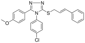 4-(4-CHLOROPHENYL)-3-(CINNAMYLSULFANYL)-5-(4-METHOXYPHENYL)-4H-1,2,4-TRIAZOLE AldrichCPR