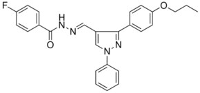 4-F-N'-((1-PHENYL-3-(4-PROPOXYPHENYL)-1H-PYRAZOL-4-YL)METHYLENE)BENZOHYDRAZIDE AldrichCPR