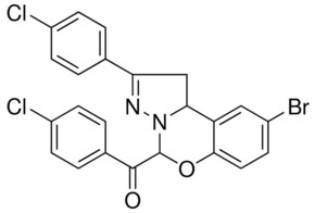 [9-BROMO-2-(4-CHLOROPHENYL)-1,10B-DIHYDROPYRAZOLO[1,5-C][1,3]BENZOXAZIN-5-YL](4-CHLOROPHENYL)METHANONE AldrichCPR
