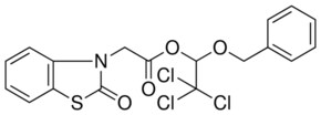 (2-OXO-BENZOTHIAZOL-3-YL)-ACETIC ACID 1-BENZYLOXY-2,2,2-TRICHLORO-ETHYL ESTER AldrichCPR