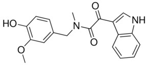 N-(4-hydroxy-3-methoxybenzyl)-2-(1H-indol-3-yl)-N-methyl-2-oxoacetamide AldrichCPR