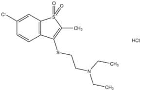 2-[(6-chloro-2-methyl-1,1-dioxido-1-benzothien-3-yl)sulfanyl]-N,N-diethylethanamine hydrochloride AldrichCPR