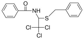 N-(1-BENZYLSULFANYL-2,2,2-TRICHLORO-ETHYL)-BENZAMIDE AldrichCPR
