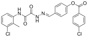 4-(2-((3-CL-2-METHYLANILINO)(OXO)ACETYL)CARBOHYDRAZONOYL)PHENYL 4-CHLOROBENZOATE AldrichCPR