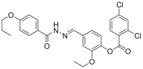 2-ETHOXY-4-(2-(4-PROPOXYBENZOYL)CARBOHYDRAZONOYL)PHENYL 2,4-DICHLOROBENZOATE AldrichCPR