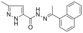 3-METHYL-N'-(1-(1-NAPHTHYL)ETHYLIDENE)-1H-PYRAZOLE-5-CARBOHYDRAZIDE AldrichCPR
