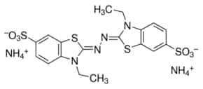 2,2&#8242;-Azino-bis(3-ethylbenzothiazoline-6-sulfonic acid) diammonium salt tablet, 10 mg substrate per tablet