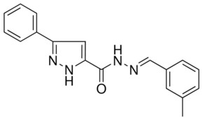 N'-(3-METHYLBENZYLIDENE)-3-PHENYL-1H-PYRAZOLE-5-CARBOHYDRAZIDE AldrichCPR