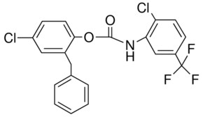 2-BENZYL-4-CHLOROPHENYL N-(2-CHLORO-5-(TRIFLUOROMETHYL)PHENYL)CARBAMATE AldrichCPR