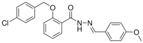 2-((4-CHLOROBENZYL)OXY)-N'-(4-METHOXYBENZYLIDENE)BENZOHYDRAZIDE AldrichCPR