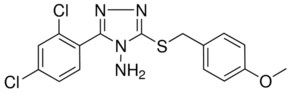 3-(2,4-DICHLOROPHENYL)-5-((4-METHOXYBENZYL)THIO)-4H-1,2,4-TRIAZOL-4-YLAMINE AldrichCPR