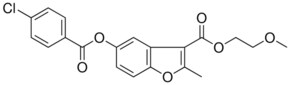 5-(4-CL-BENZOYLOXY)-2-METHYL-BENZOFURAN-3-CARBOXYLIC ACID 2-METHOXY-ETHYL ESTER AldrichCPR