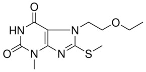7-(2-ETHOXYETHYL)-3-METHYL-8-(METHYLTHIO)-3,7-DIHYDRO-1H-PURINE-2,6-DIONE AldrichCPR