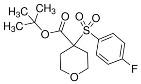 tert-Butyl 4-[(4-fluorophenyl)sulfonyl]tetrahydro-2H-pyran-4-carboxylate AldrichCPR