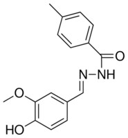 4-METHYLBENZOIC ACID (4-HYDROXY-3-METHOXYBENZYLIDENE)HYDRAZIDE AldrichCPR