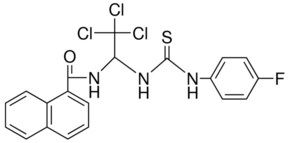 NAPHTHALENE-CARBOXYLIC ACID (2,2,2-TRICHLORO-1-(3-(4-F-PH)-THIOUREIDO)-ET)-AMIDE AldrichCPR