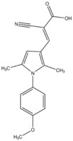 (2E)-2-Cyano-3-[1-(4-methoxyphenyl)-2,5-dimethyl-1H-pyrrol-3-yl]acrylic acid