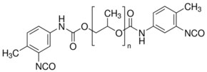 Poly(propylene glycol), tolylene 2,4-diisocyanate terminated average Mn ~2,300 (narrow MW distribution), isocyanate ~3.6&#160;wt. %