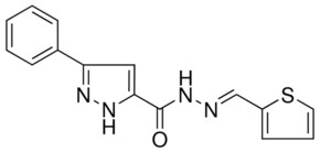 5-PHENYL-2H-PYRAZOLE-3-CARBOXYLIC ACID THIOPHEN-2-YLMETHYLENE-HYDRAZIDE AldrichCPR
