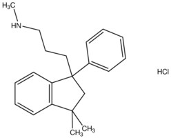N-[3-(3,3-dimethyl-1-phenyl-2,3-dihydro-1H-inden-1-yl)propyl]-N-methylamine hydrochloride AldrichCPR