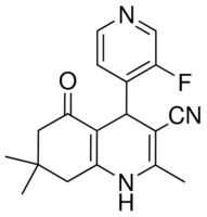 4-(3-FLUORO-4-PYRIDINYL)-2,7,7-TRIMETHYL-5-OXO-1,4,5,6,7,8-HEXAHYDRO-3-QUINOLINECARBONITRILE AldrichCPR