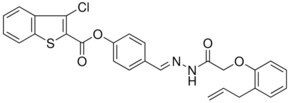 4-(2-((2-ALLYLPHENOXY)AC)CARBOHYDRAZONOYL)PH 3-CL-1-BENZOTHIOPHENE-2-CARBOXYLATE AldrichCPR