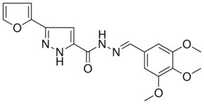 3-(2-FURYL)-N'-(3,4,5-TRIMETHOXYBENZYLIDENE)-1H-PYRAZOLE-5-CARBOHYDRAZIDE AldrichCPR