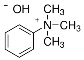 Trimethylphenylammonium hydroxide solution ~0.5&#160;M (CH3)3N(OH)C6H5 in methanol, for GC derivatization, LiChropur&#8482;