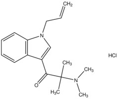 1-(1-allyl-1H-indol-3-yl)-2-(dimethylamino)-2-methyl-1-propanone hydrochloride AldrichCPR