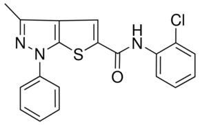 N-(2-CHLOROPHENYL)-3-METHYL-1-PHENYL-1H-THIENO(2,3-C)PYRAZOLE-5-CARBOXAMIDE AldrichCPR