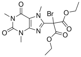 diethyl 2-bromo-2-(1,3,7-trimethyl-2,6-dioxo-2,3,6,7-tetrahydro-1H-purin-8-yl)malonate AldrichCPR