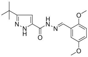 3-TERT-BUTYL-N'-(2,5-DIMETHOXYBENZYLIDENE)-1H-PYRAZOLE-5-CARBOHYDRAZIDE AldrichCPR