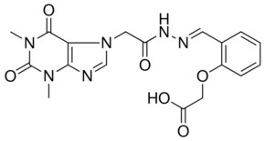 [2-((E)-{[(1,3-DIMETHYL-2,6-DIOXO-1,2,3,6-TETRAHYDRO-7H-PURIN-7-YL)ACETYL]HYDRAZONO}METHYL)PHENOXY]ACETIC ACID AldrichCPR